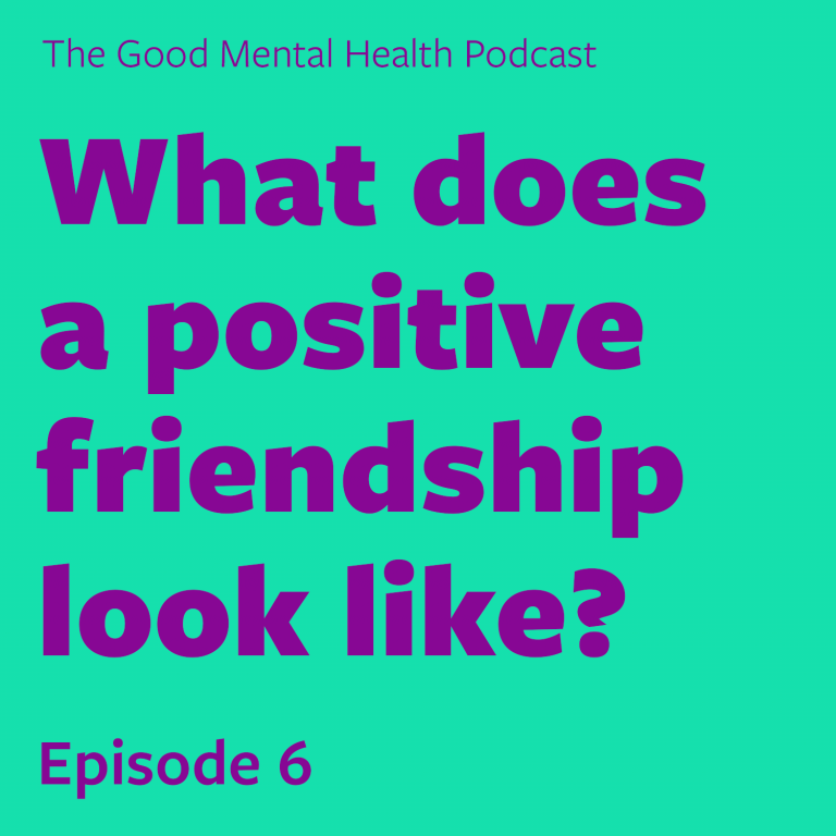 Social graphic for the Positive Friendship episode