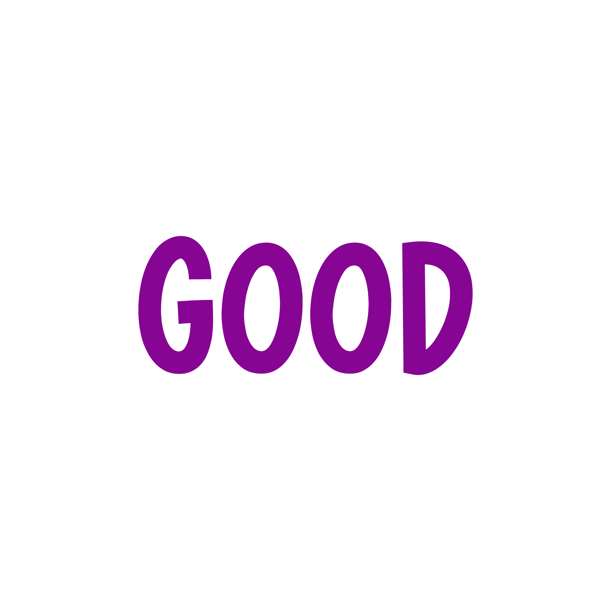 The word Good from The Good Mental Health Podcast logo
